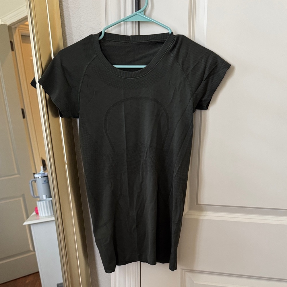 lululemon athletica swiftly tech short sleeve army green